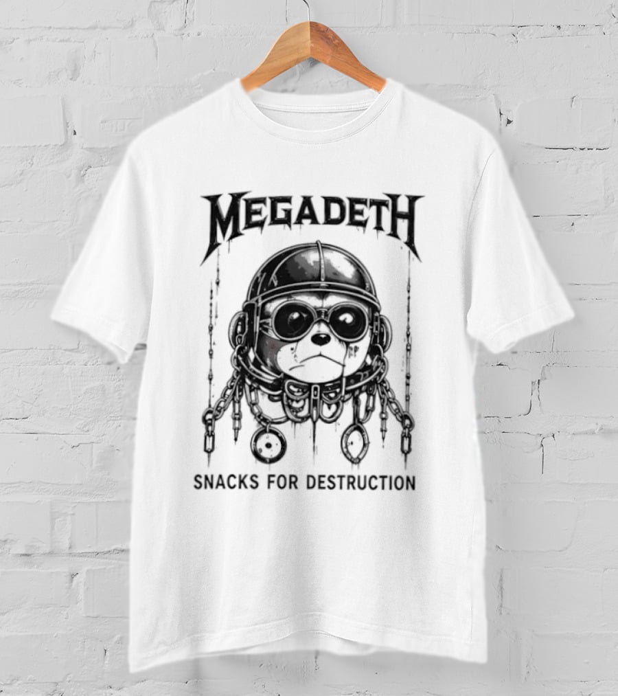 Megadeth Snacks For Destruction Halloween Buc Ee's Collaboration T-Shirt