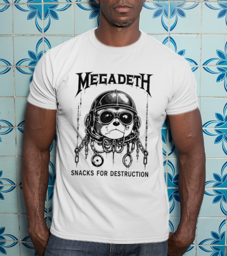 Megadeth Snacks For Destruction Halloween Buc Ee's Collaboration T-Shirt