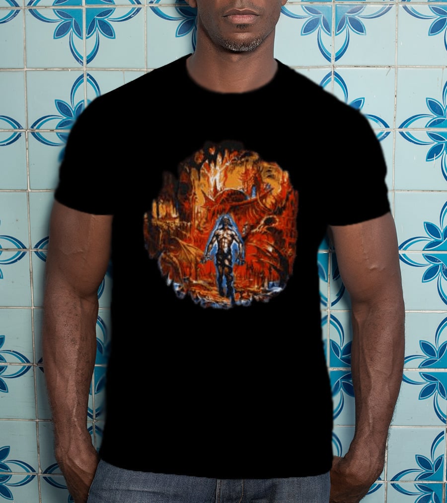 200 Stab Wounds Lowest Form Gothic Demon Cave Fantasy T-Shirt