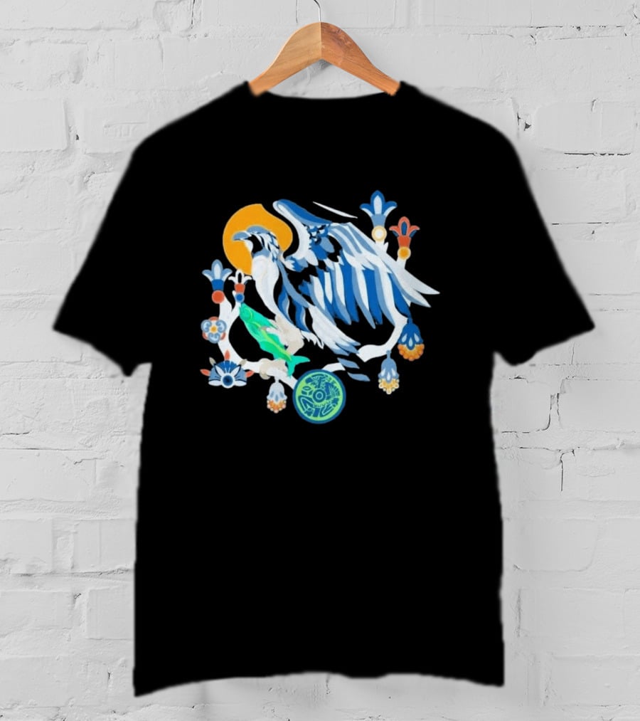 2026 Seahawks Latino Heritage Seahawks Bird Aztec T-Shirt