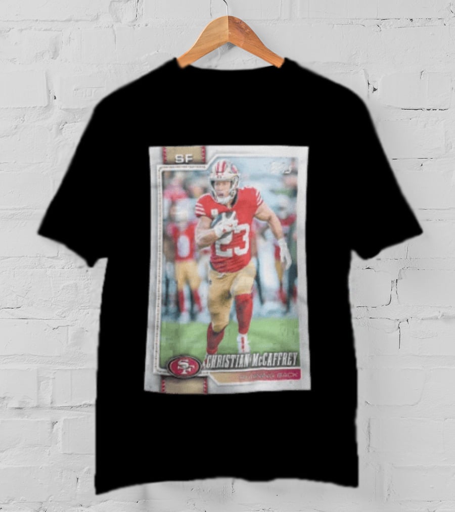 2026 Topps Christian McCaffrey SF 49ers Running Back Card T-Shirt