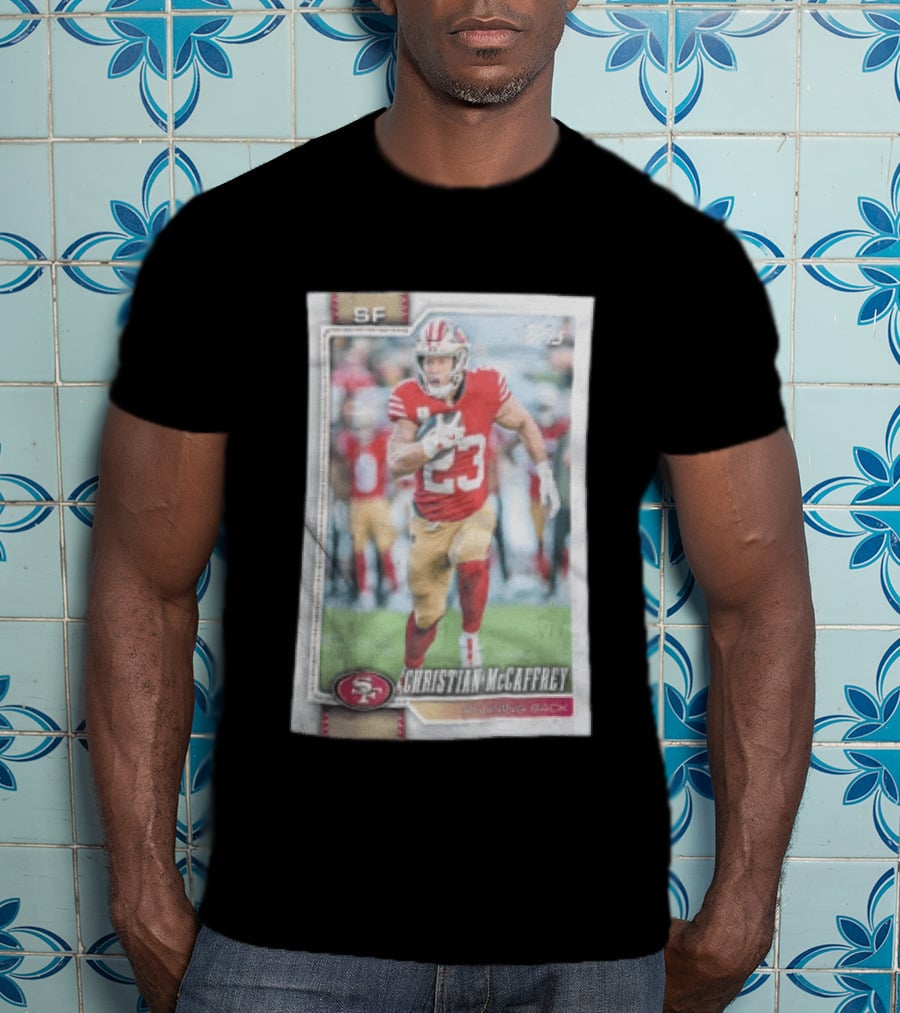 2026 Topps Christian McCaffrey SF 49ers Running Back Card T-Shirt