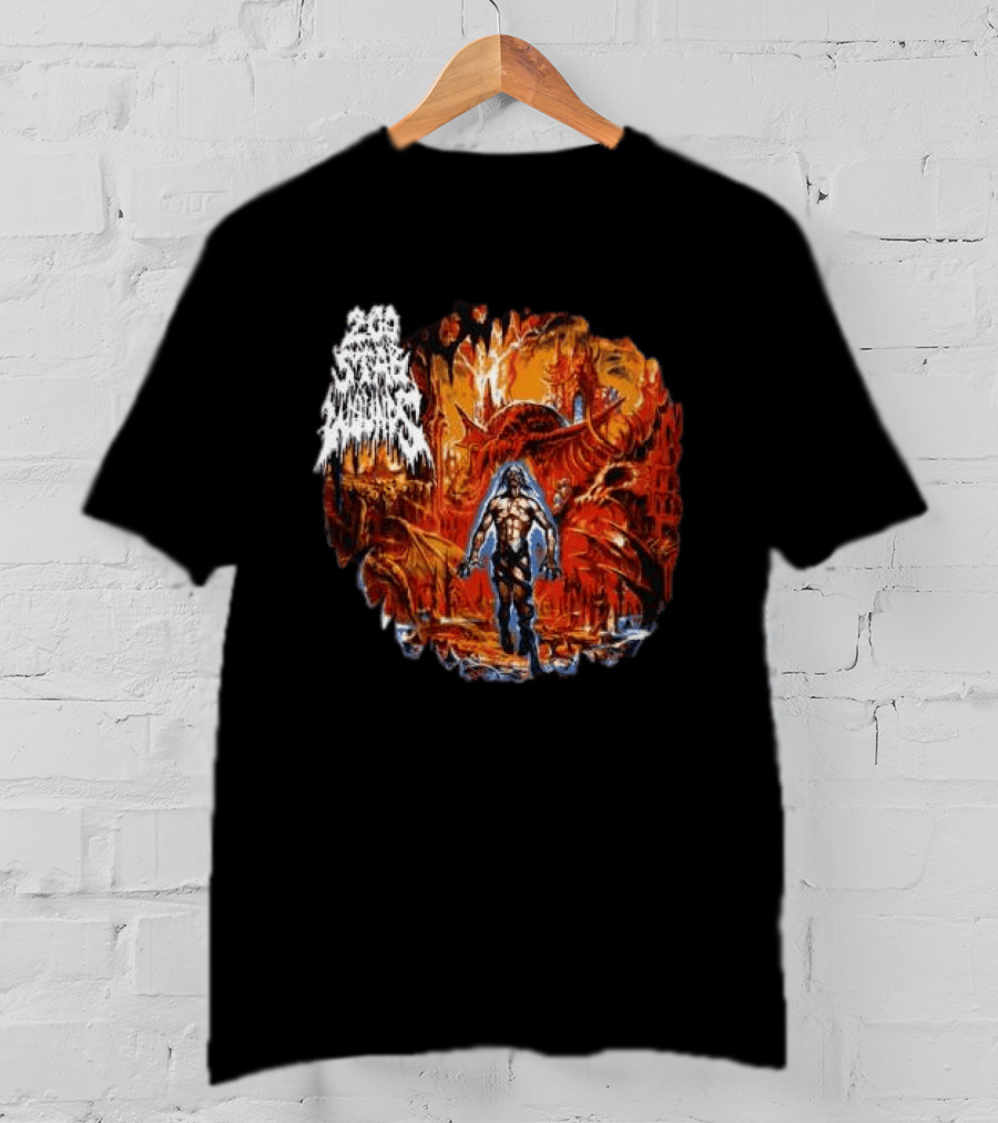 200 Stab Wounds Lowest Form Evilgreed Shop Longsleeve Fiery Dragon T-Shirt