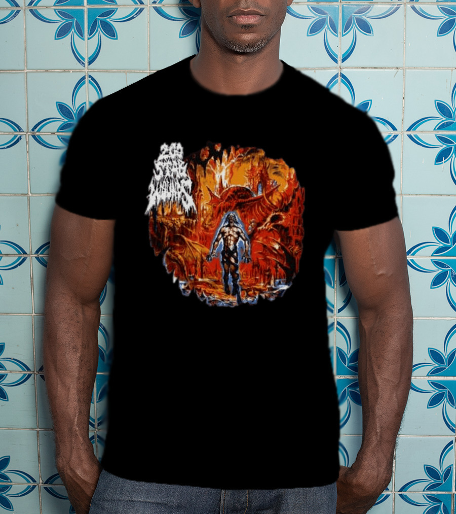 200 Stab Wounds Lowest Form Evilgreed Shop Longsleeve Fiery Dragon T-Shirt