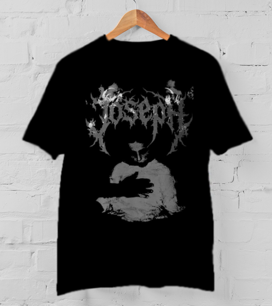 Falling In Reverse Joseph Gothic Script White T-Shirt