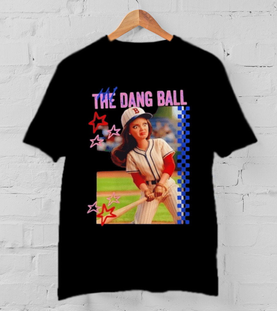 Barbie Ballfield Hit The Dang Ball Baseball Player Doll Vintage Stars T-Shirt