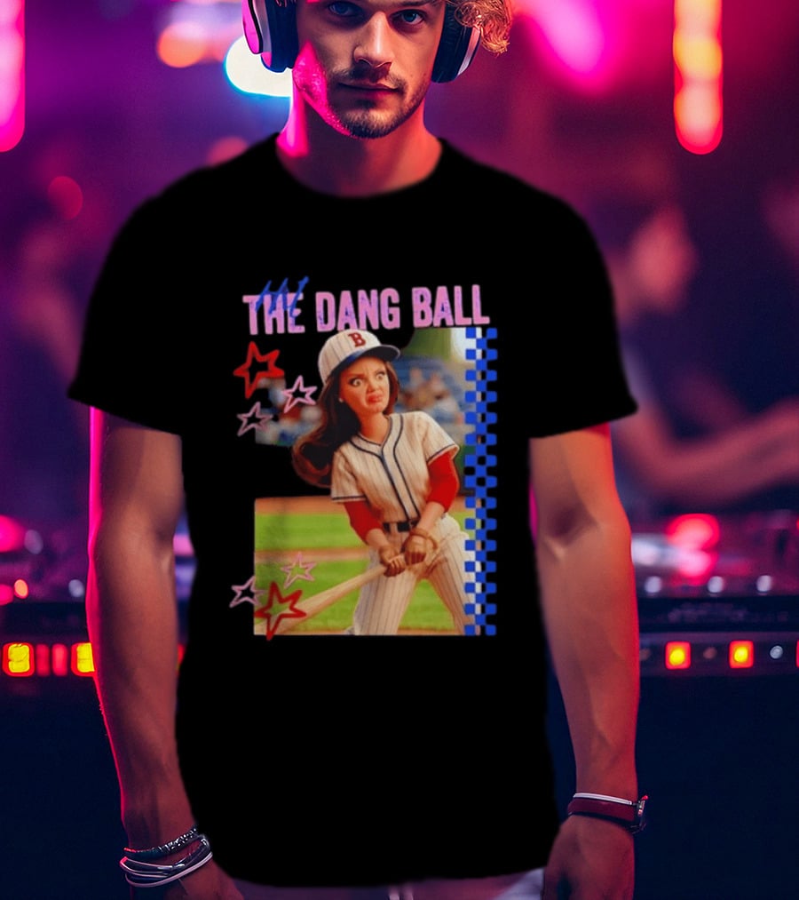 Barbie Ballfield Hit The Dang Ball Baseball Player Doll Vintage Stars T-Shirt