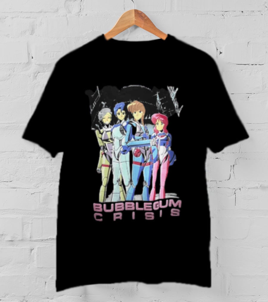 Bubblegum Crisis Female Warriors Cyberpunk Hardsuits Anime T-Shirt