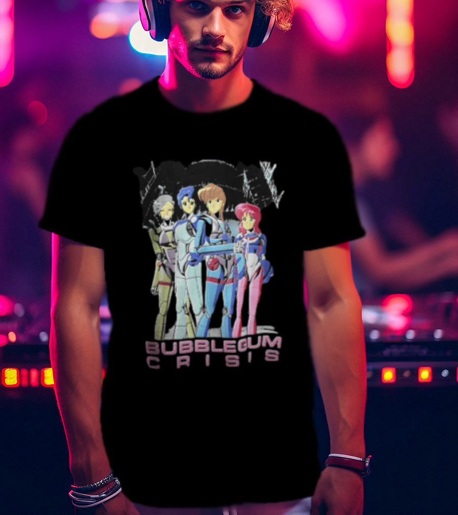 Bubblegum Crisis Female Warriors Cyberpunk Hardsuits Anime T-Shirt