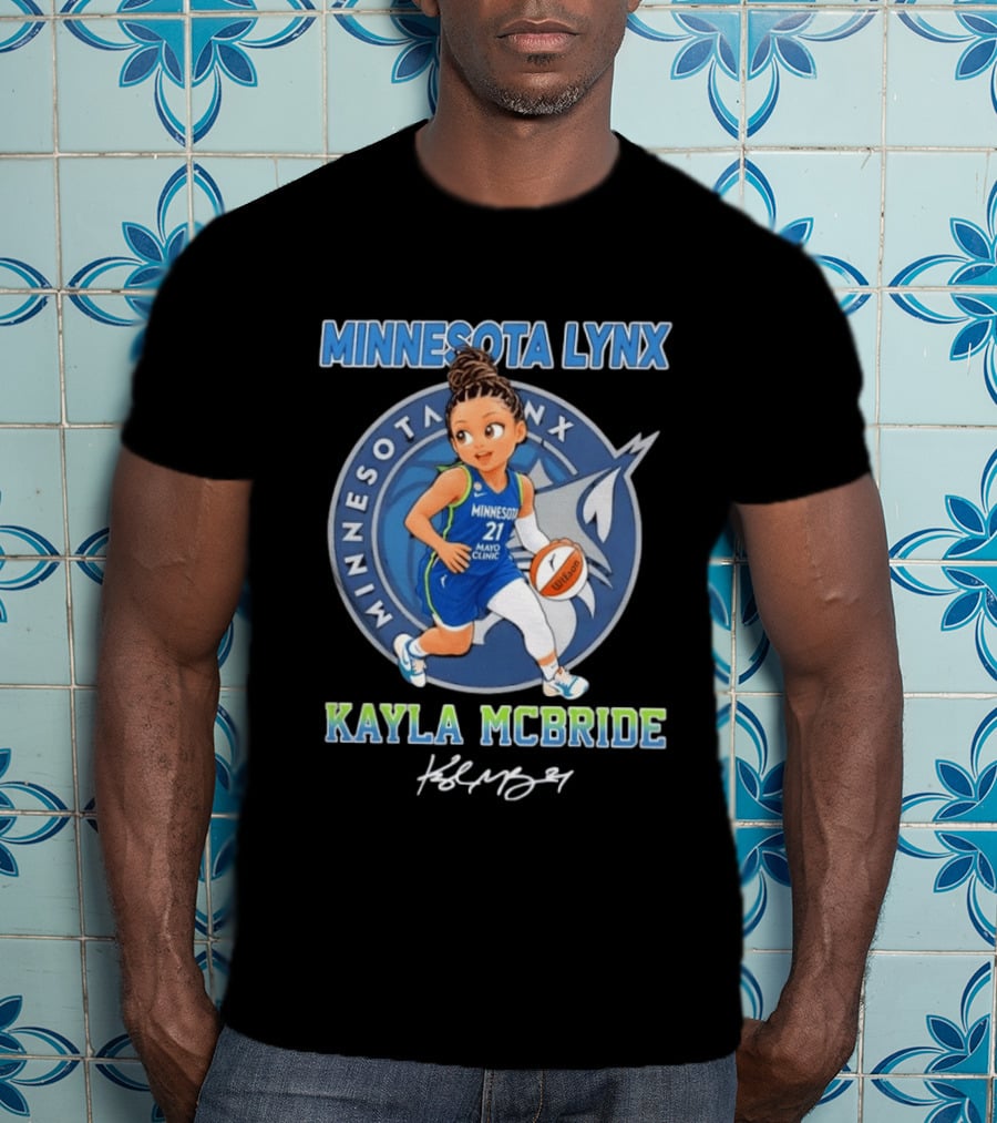 Kayla McBride No 21 Minnesota Lynx Chibi Basketball Player T-Shirt