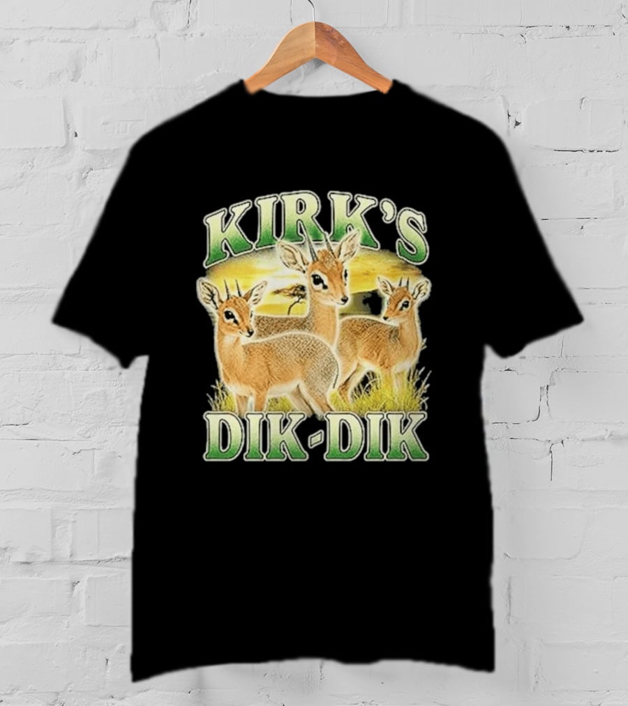 Kirk's Dik Dik Wildlife Safari Sunset Scene T-Shirt