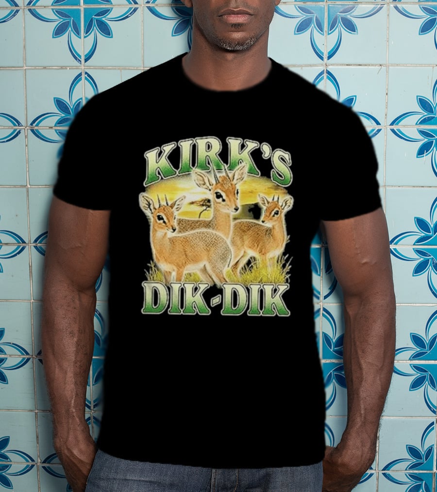 Kirk's Dik Dik Wildlife Safari Sunset Scene T-Shirt