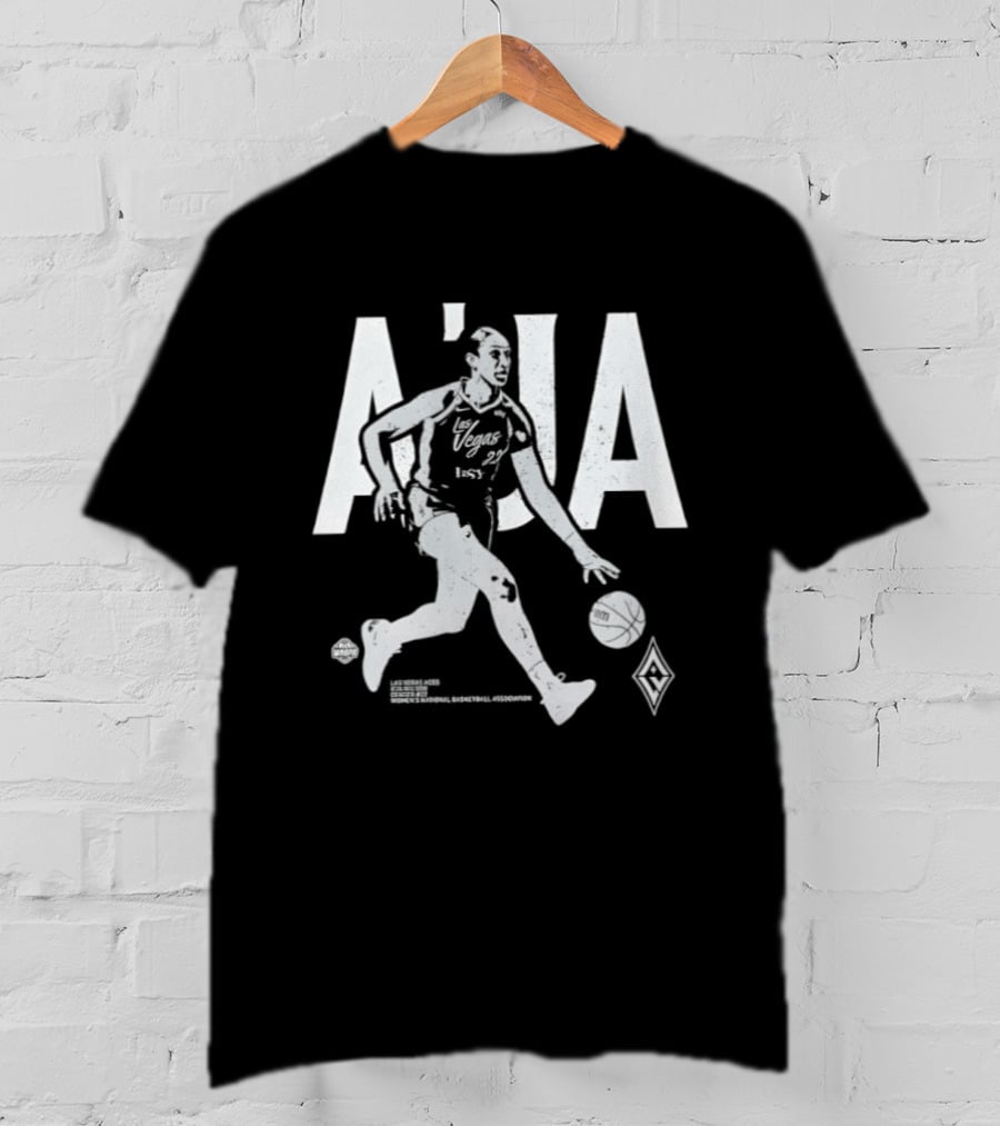 Las Vegas Aces A'ja Wilson Basketball Player Iconic Sports Moment T-Shirt
