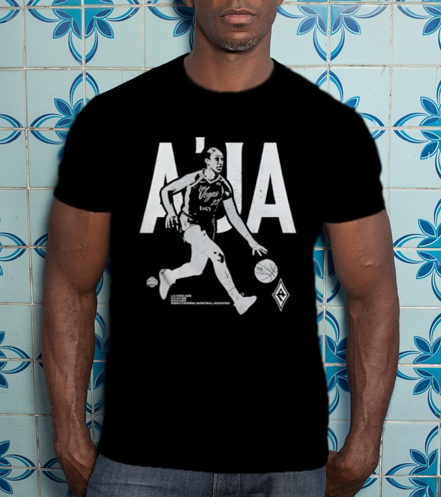 Las Vegas Aces A'ja Wilson Basketball Player Iconic Sports Moment T-Shirt