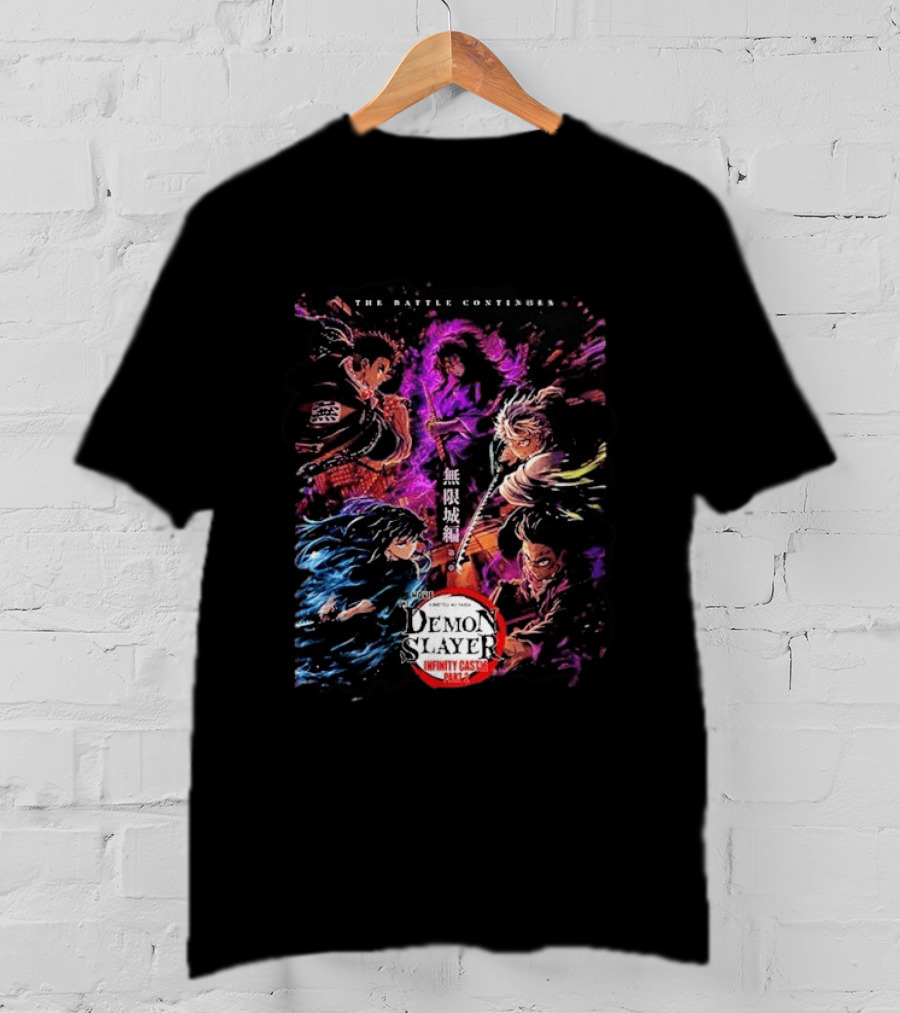 Demon Slayer Infinity Castle Part 2 The Battle Continues Coming Soon In Cinemas T-Shirt