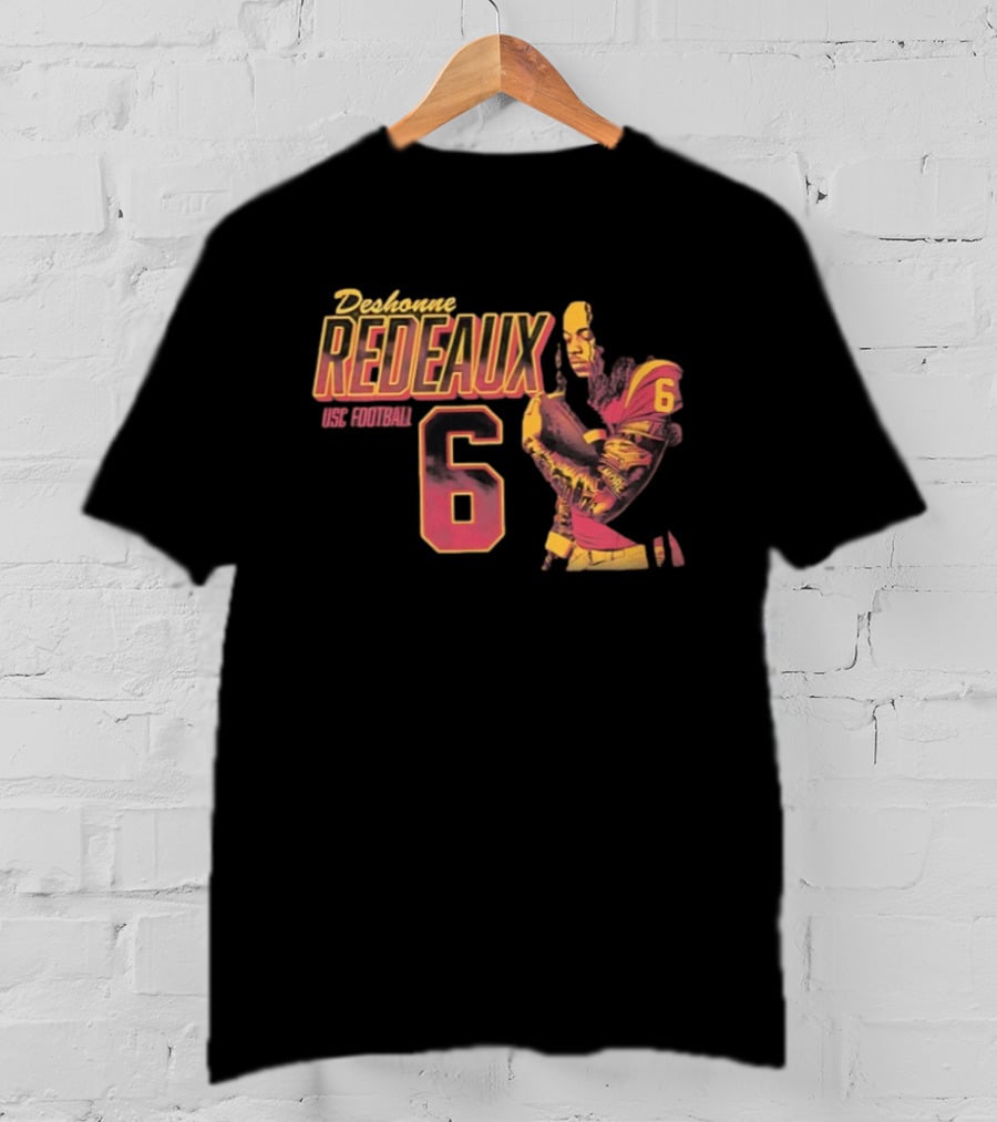 Deshonne Redeaux USC Football Number 6 T-Shirt