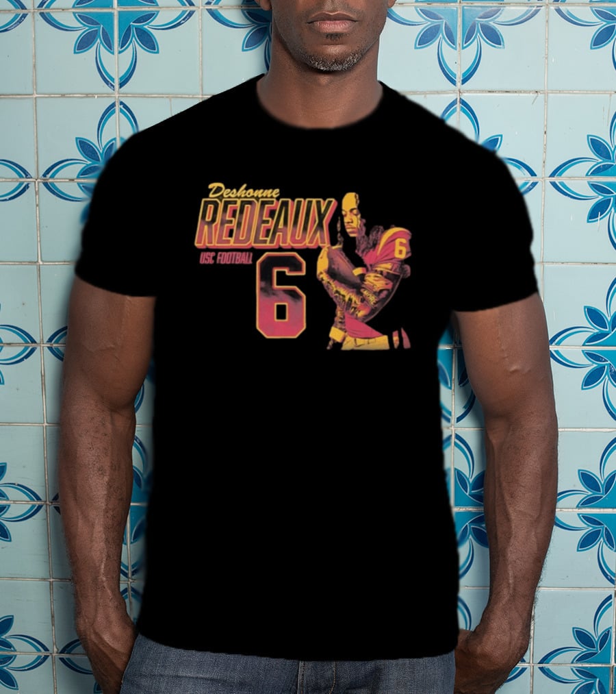Deshonne Redeaux USC Football Number 6 T-Shirt