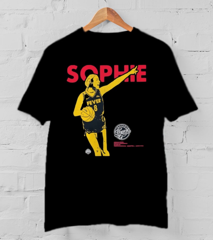 Sophie Cunningham Indiana Fever Basketball Number 8 T-Shirt