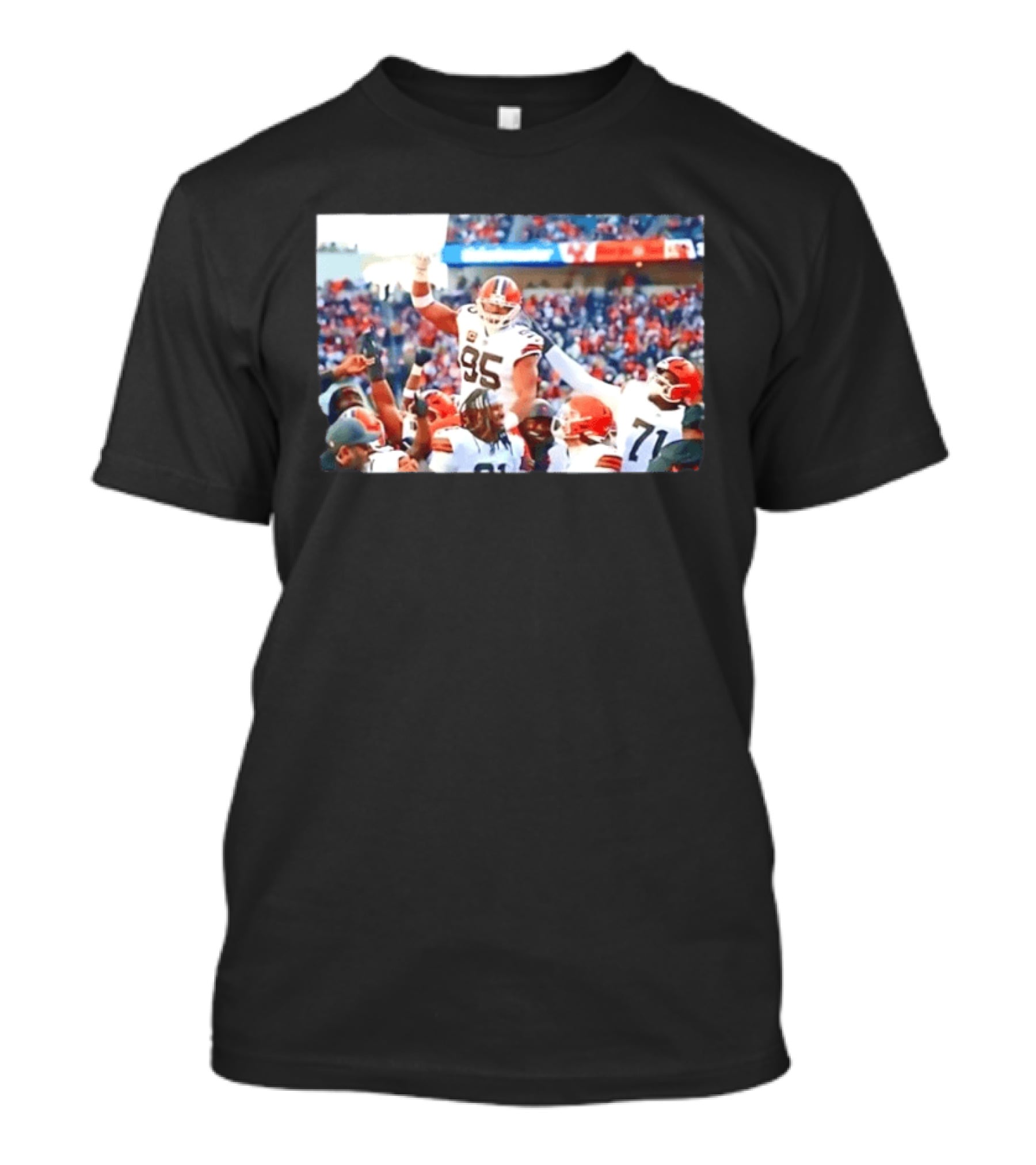 Cleveland Browns Myles Garrett Sacks Record Celebration NFL Football Triumph T-Shirt