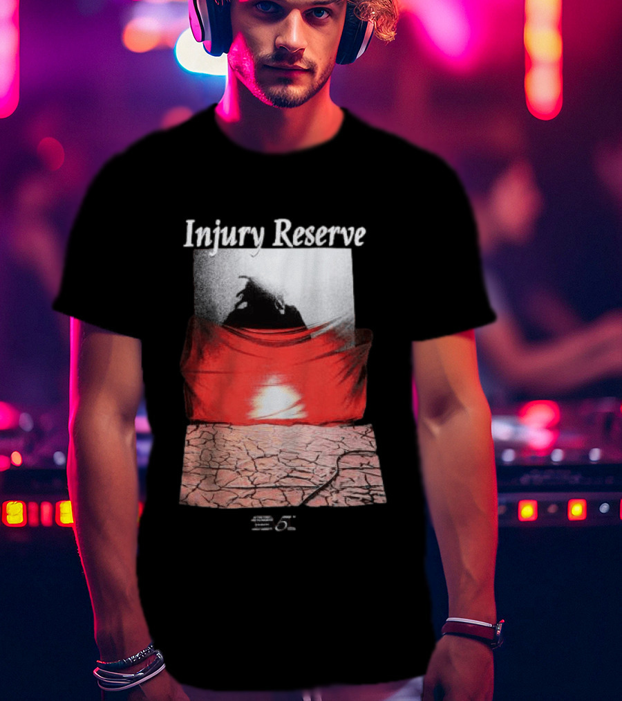 Injury Reserve Stage With Surreal Red And Black T-Shirt
