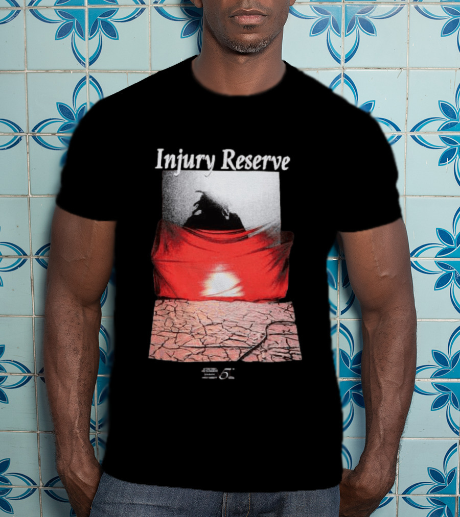 Injury Reserve Stage With Surreal Red And Black T-Shirt