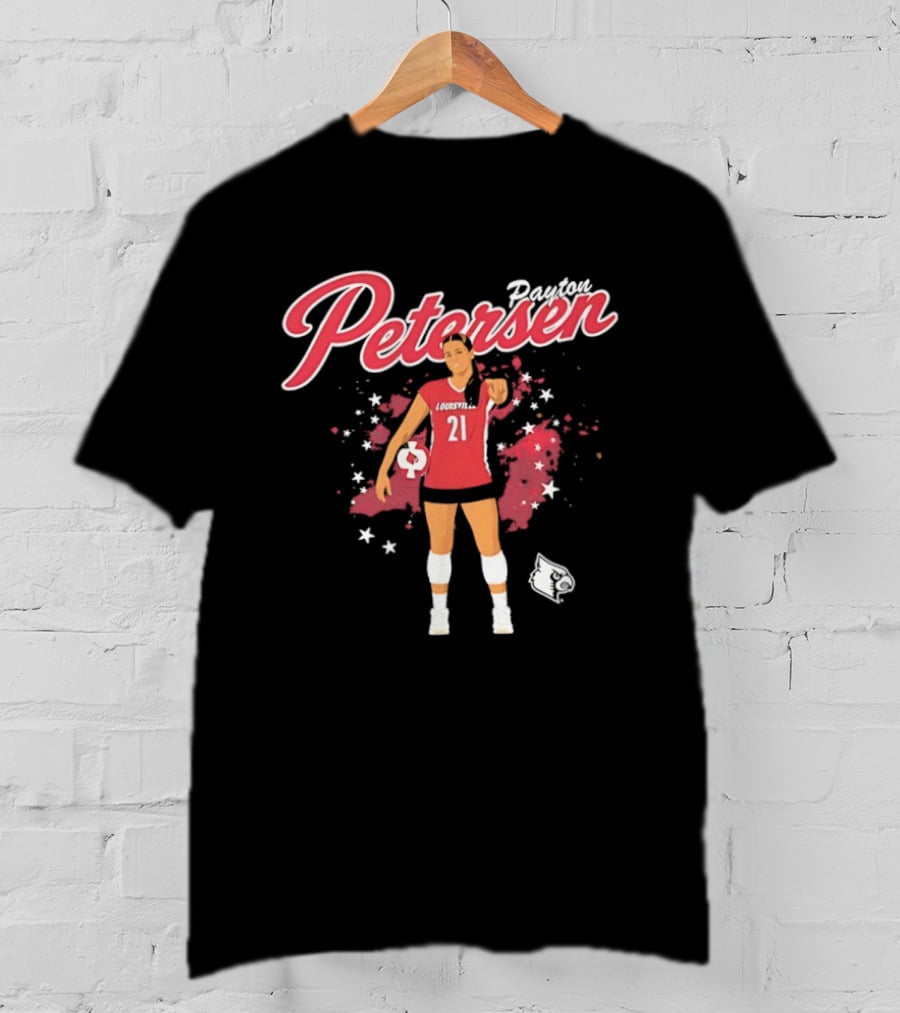 Payton Petersen Louisville Cardinals 21 Volleyball Sportswear T-Shirt