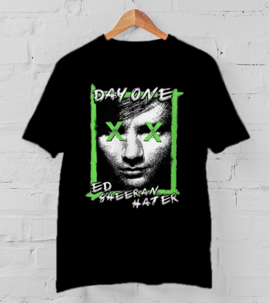 Day One Ed Sheeran Hater Punkwithacamera Clay Graham Ringer T-Shirt