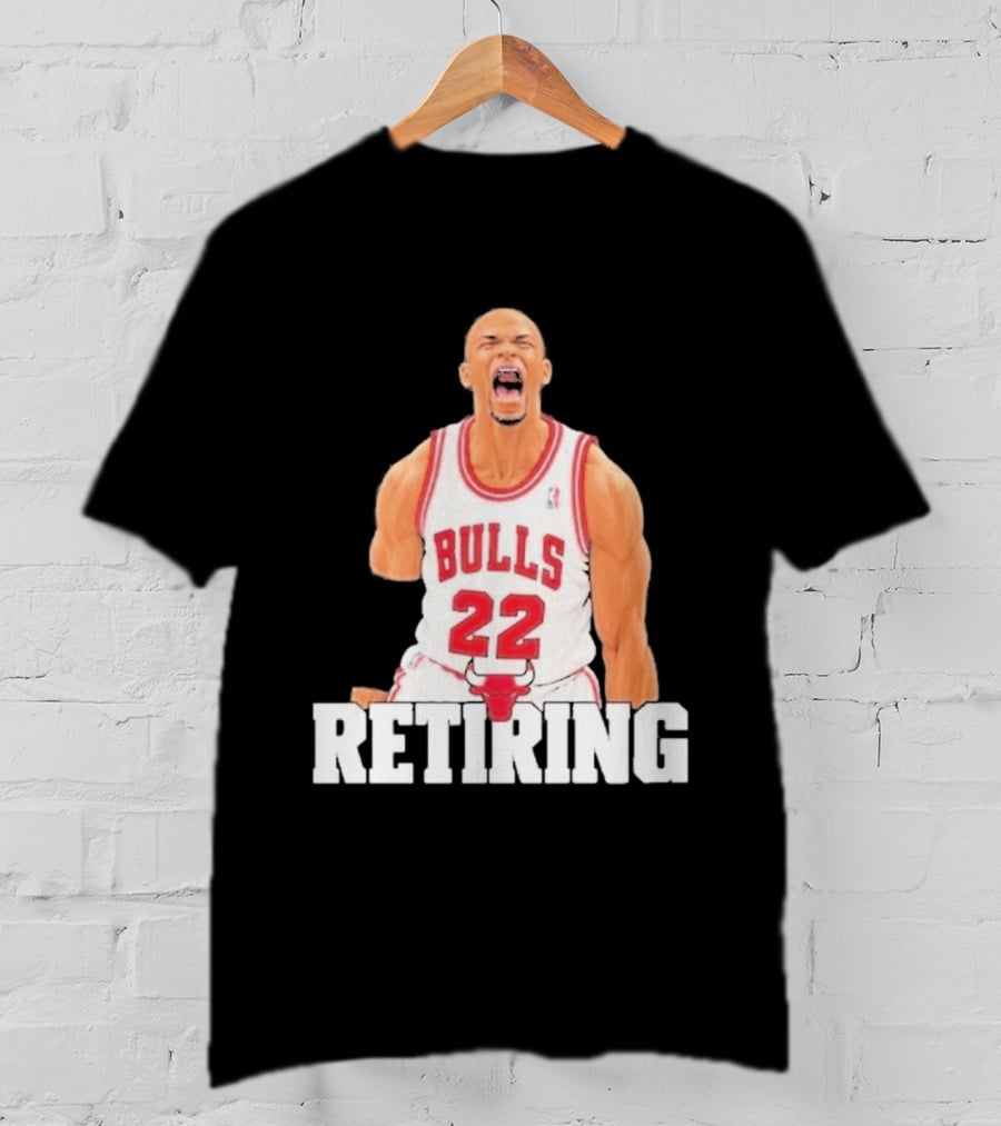Taj Gibson 22 Bulls Retiring Iconic Moment T-Shirt