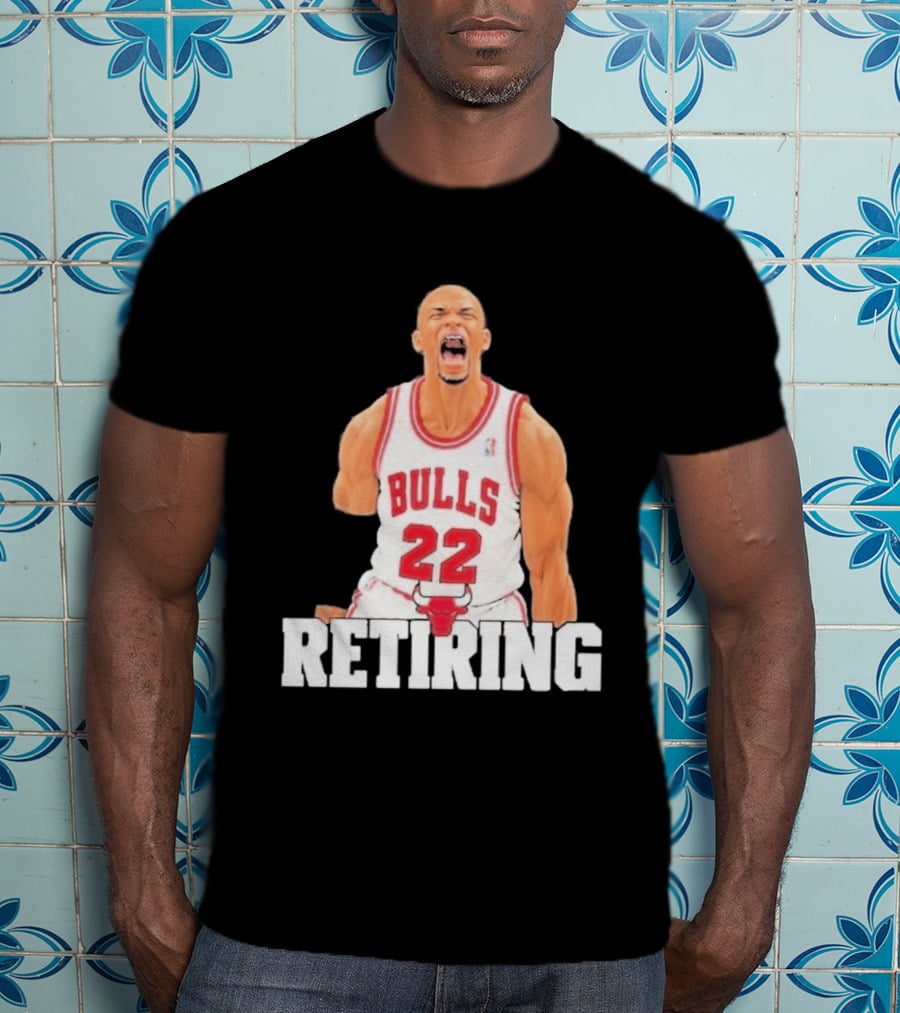 Taj Gibson 22 Bulls Retiring Iconic Moment T-Shirt