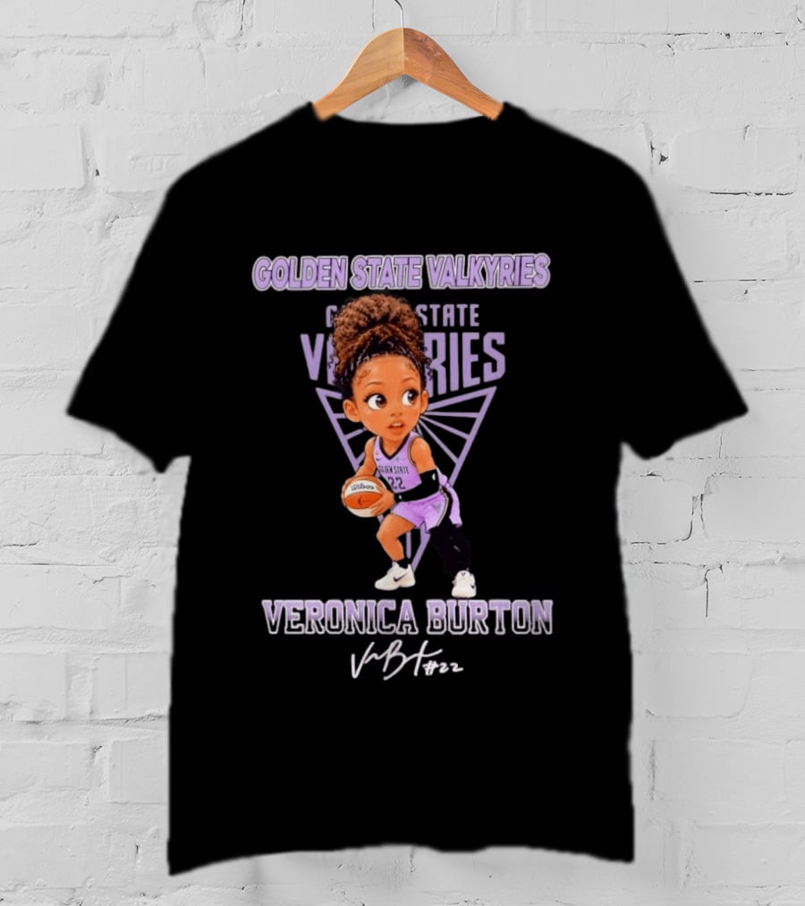 Golden State Valkyries Veronica Burton No 22 Chibi T-Shirt