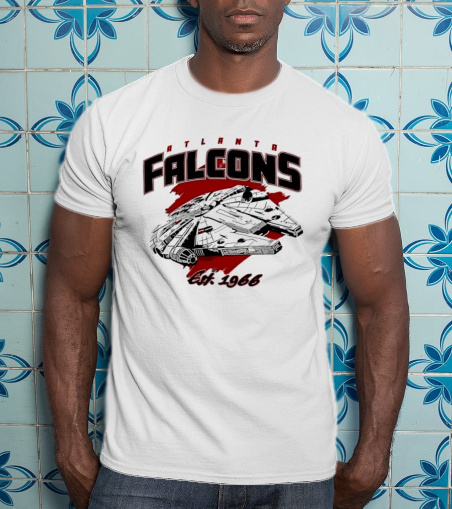 Atlanta Falcons Est 1966 Millennium Falcon Mashup T-Shirt