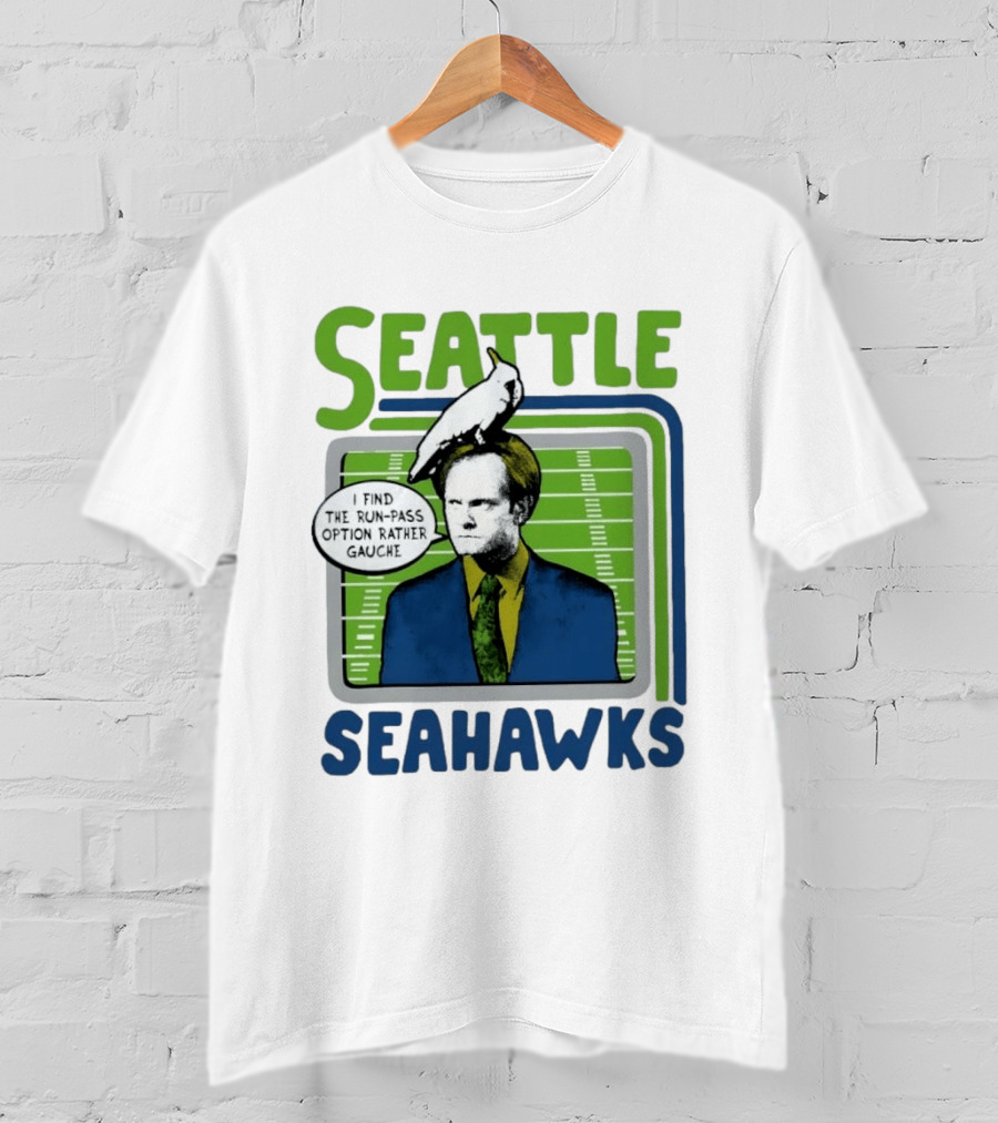 Kelsey Grammer Seahawks Run Pass Option Gauche T-Shirt