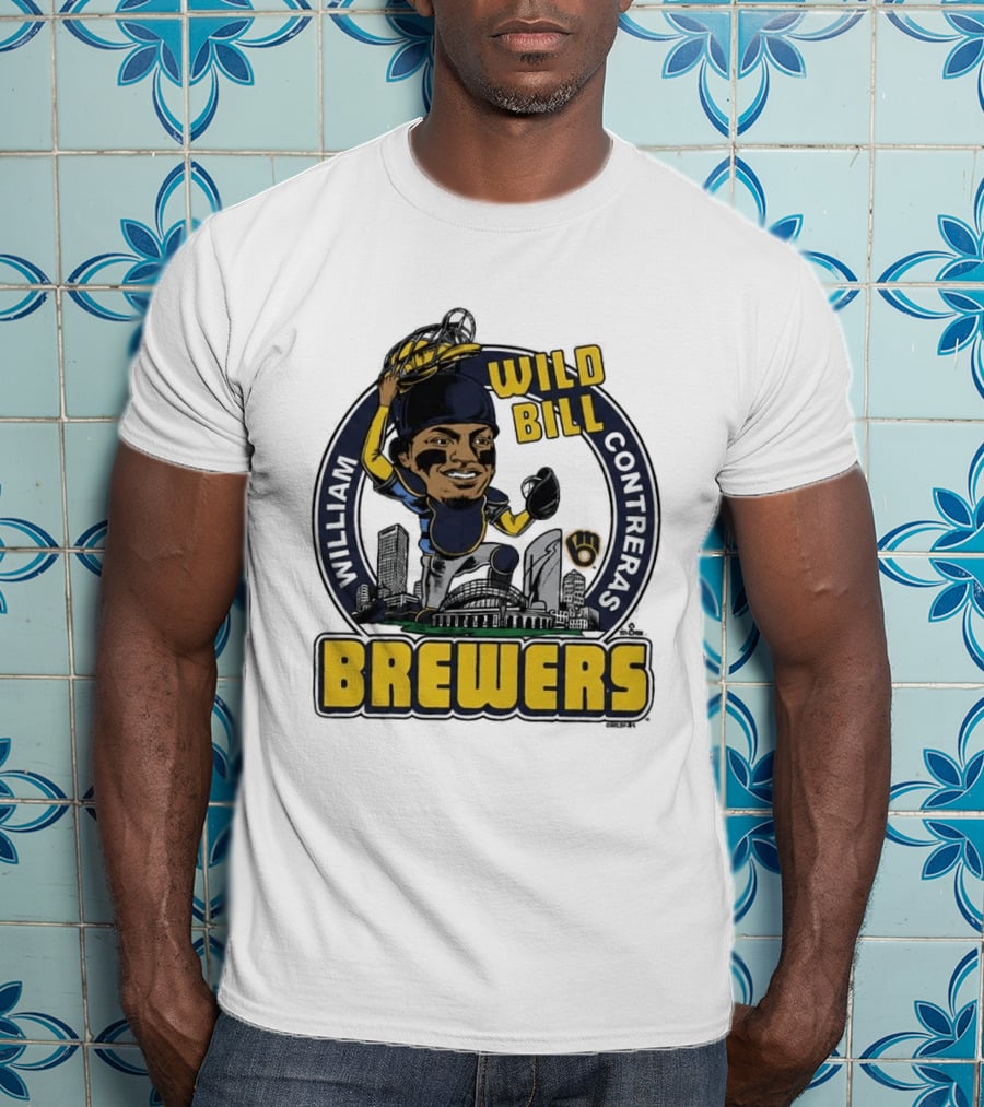 Milwaukee Brewers Wild Bill William Contreras Baseball 2026 T-Shirt
