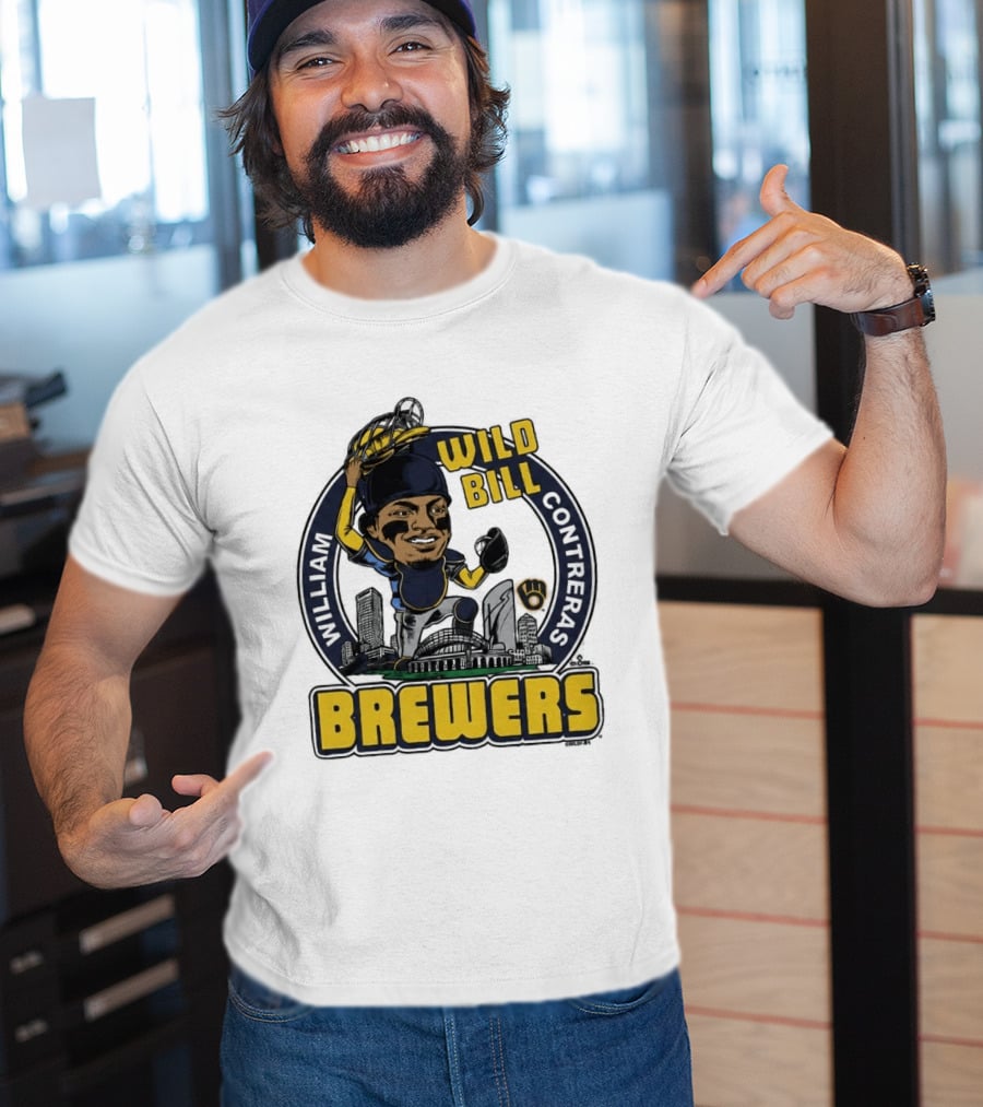 Milwaukee Brewers Wild Bill William Contreras Baseball 2026 T-Shirt