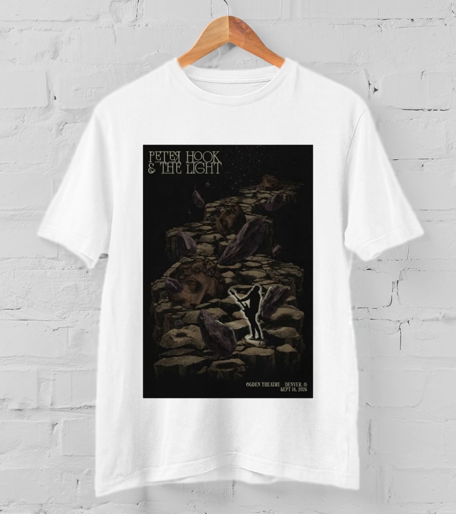 Peter Hook And The Light Ogden Theatre Denver CO September 14 2026 Concert T-Shirt