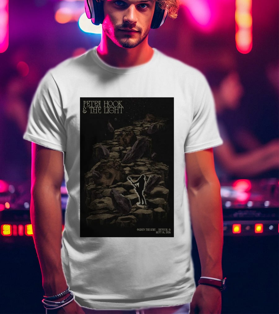 Peter Hook And The Light Ogden Theatre Denver CO September 14 2026 Concert T-Shirt