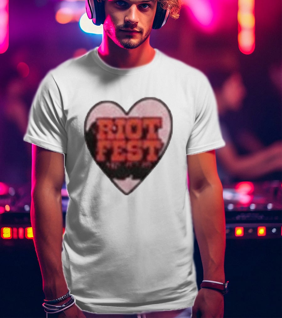 Riot Fest 2026 Chicago September 18 20 Heart T-Shirt