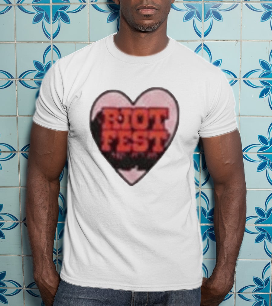 Riot Fest 2026 Chicago September 18 20 Heart T-Shirt