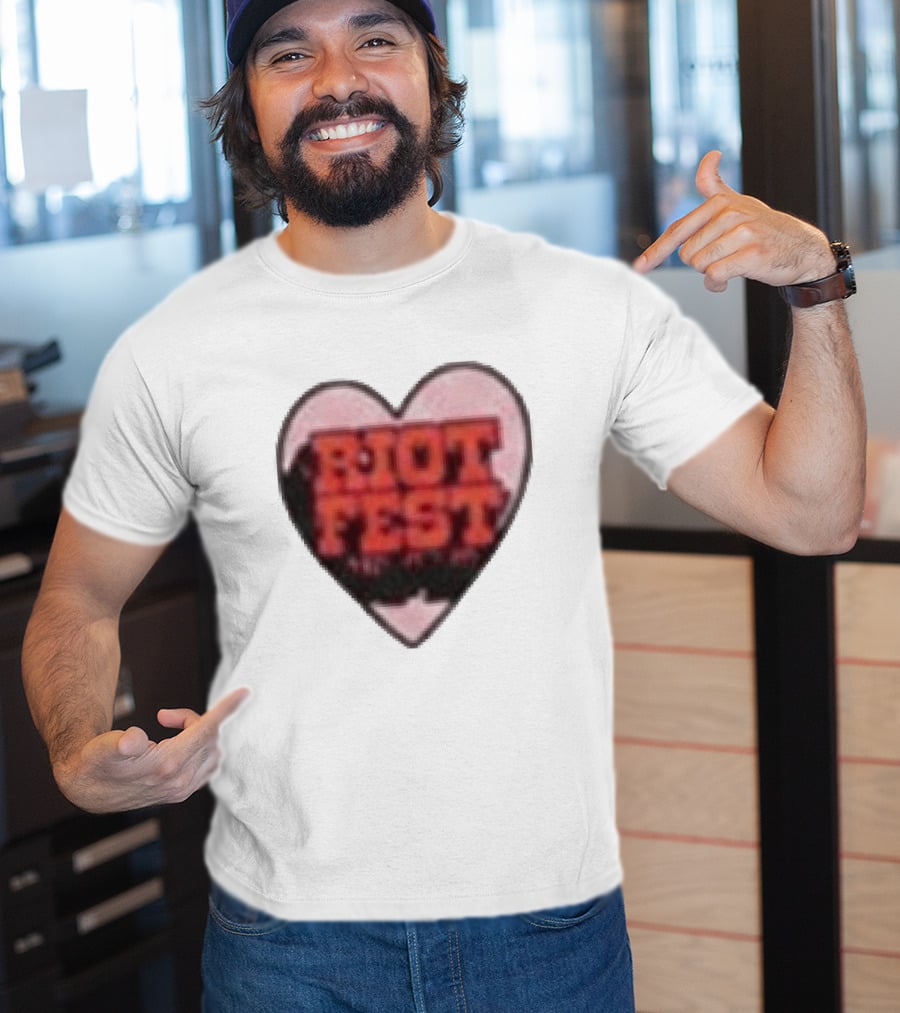 Riot Fest 2026 Chicago September 18 20 Heart T-Shirt