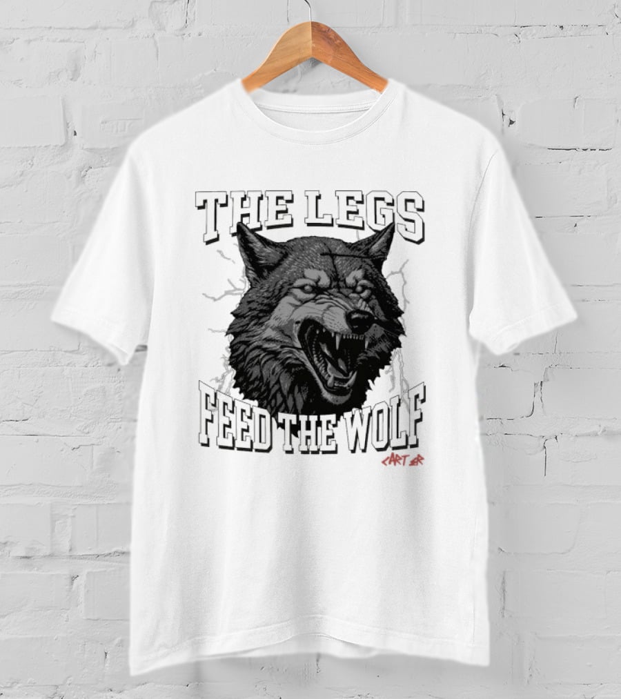 The Legs Feed The Wolf Will Carter Roaring Wolf T-Shirt