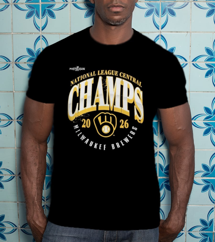 Milwaukee Brewers 2026 National League Central Champs T-Shirt