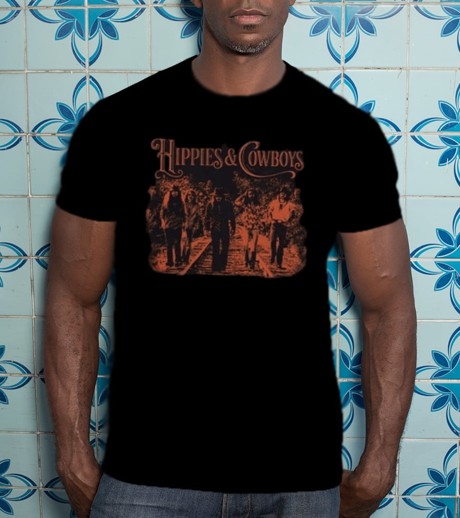 Hippies And Cowboys 2026 Europe Tour Railroad Walkway T-Shirt