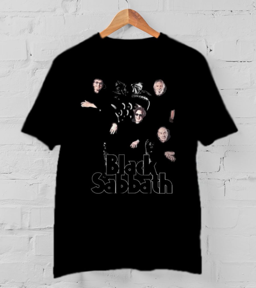 Black Sabbath Back To The Beginning Band Photo T-Shirt