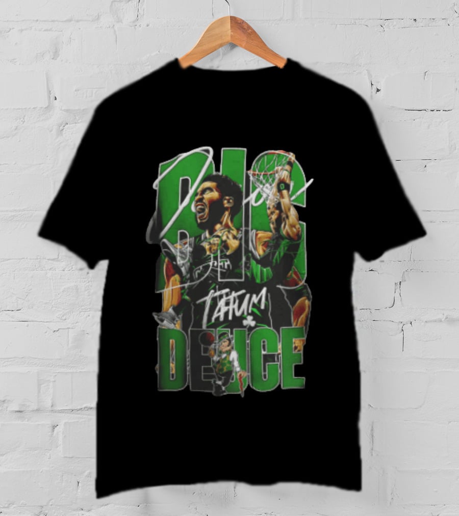 Boston Celtics Tatum Big Deuce Dunking T-Shirt