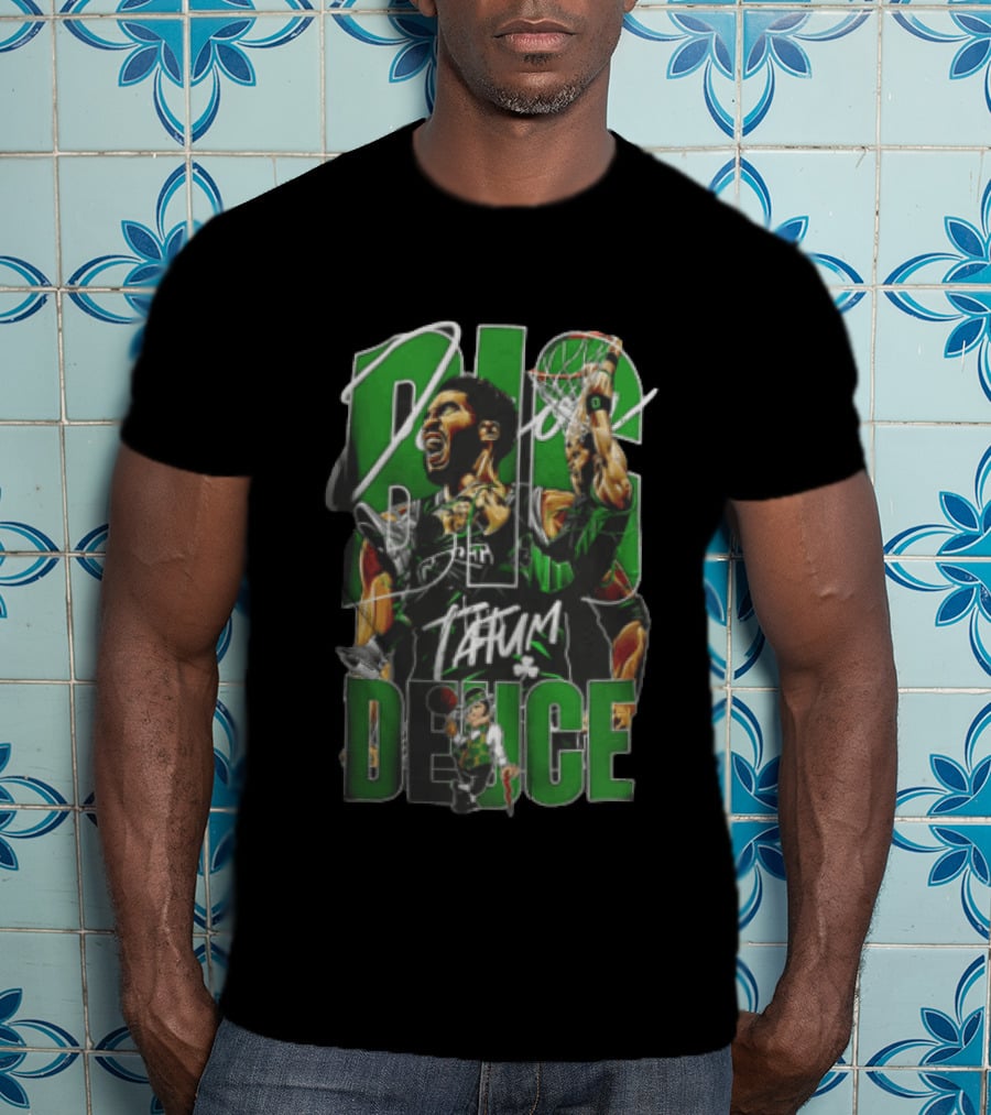 Boston Celtics Tatum Big Deuce Dunking T-Shirt
