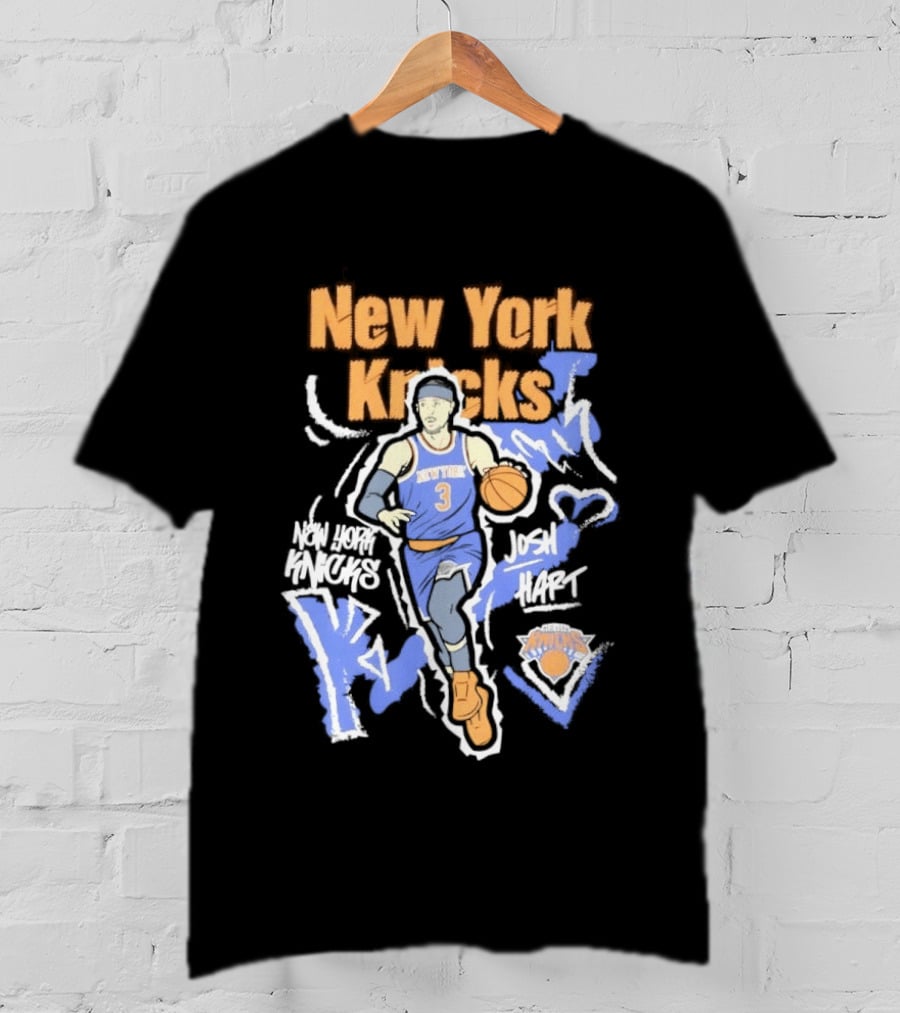 New York Knicks Josh Hart Chalked Up Basketball Player T-Shirt