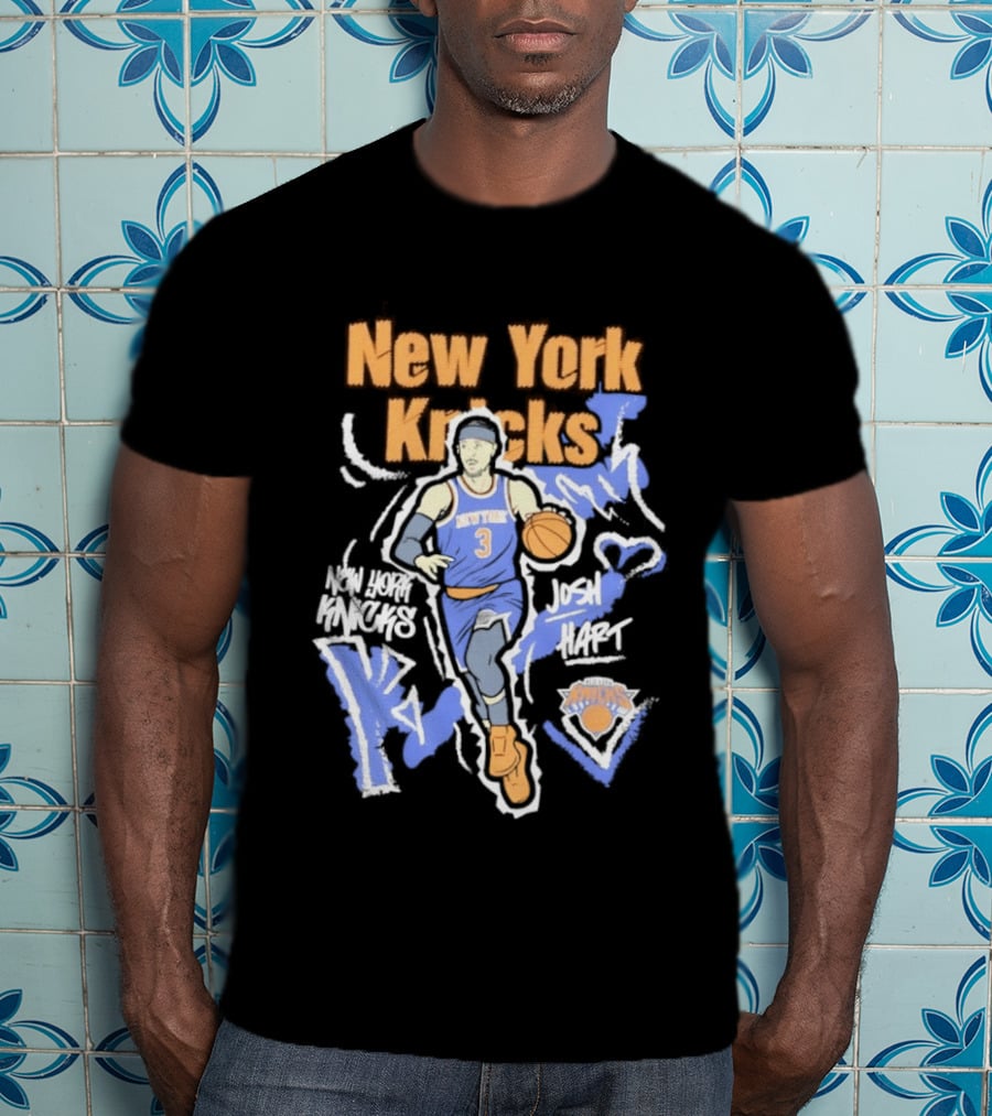 New York Knicks Josh Hart Chalked Up Basketball Player T-Shirt