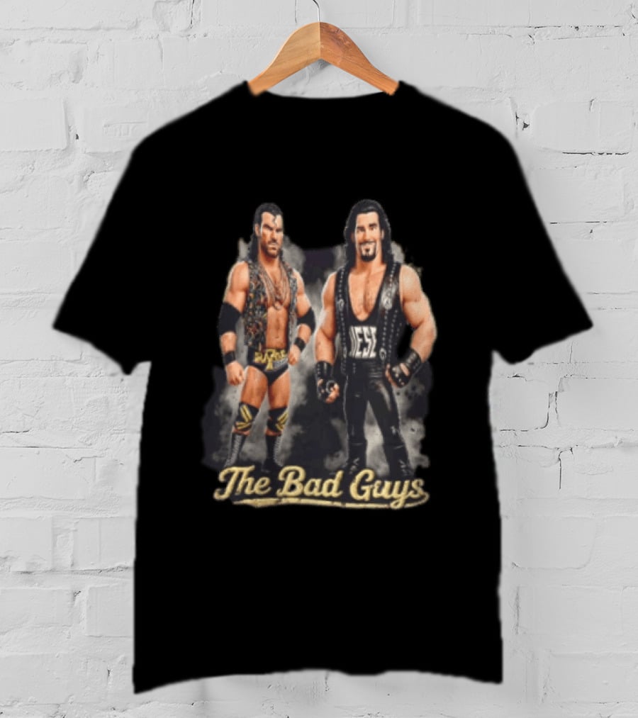 Razor Ramon Diesel The Bad Guys WWE Wrestling Legends T-Shirt