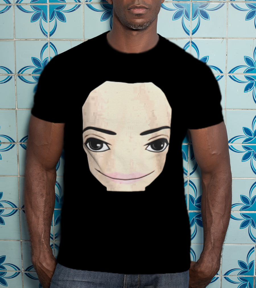 Roblox Avatar Smirking Face Female T-Shirt