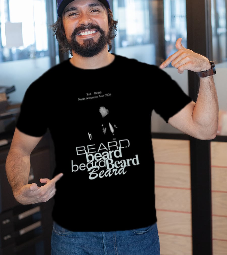 Syd Of The Internet Beard Tour 2026 North America November 7 Vancouver December 16 Los Angeles T-Shirt